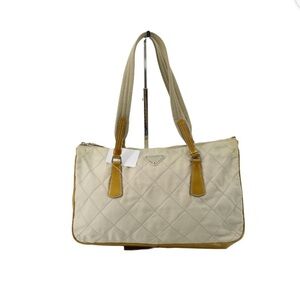 Prada Leather and Nylon Tote with COA